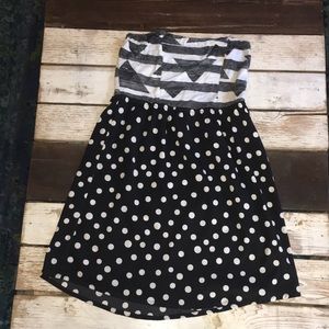 Roxy strapless dress